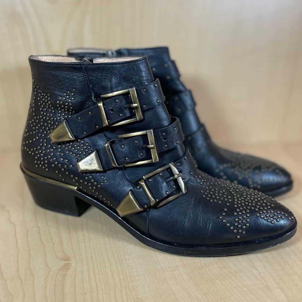 Vinci leather boots